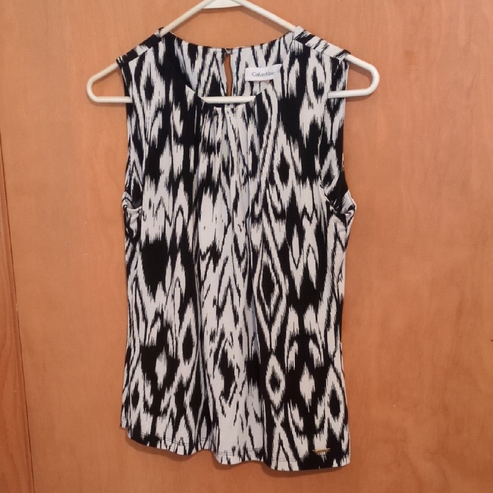 Calvin Klein Monochrome Patterned Tank Top